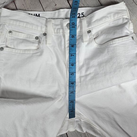 J. Crew Slim boyfriend jean in white 25 BF533 - Picture 10 of 11